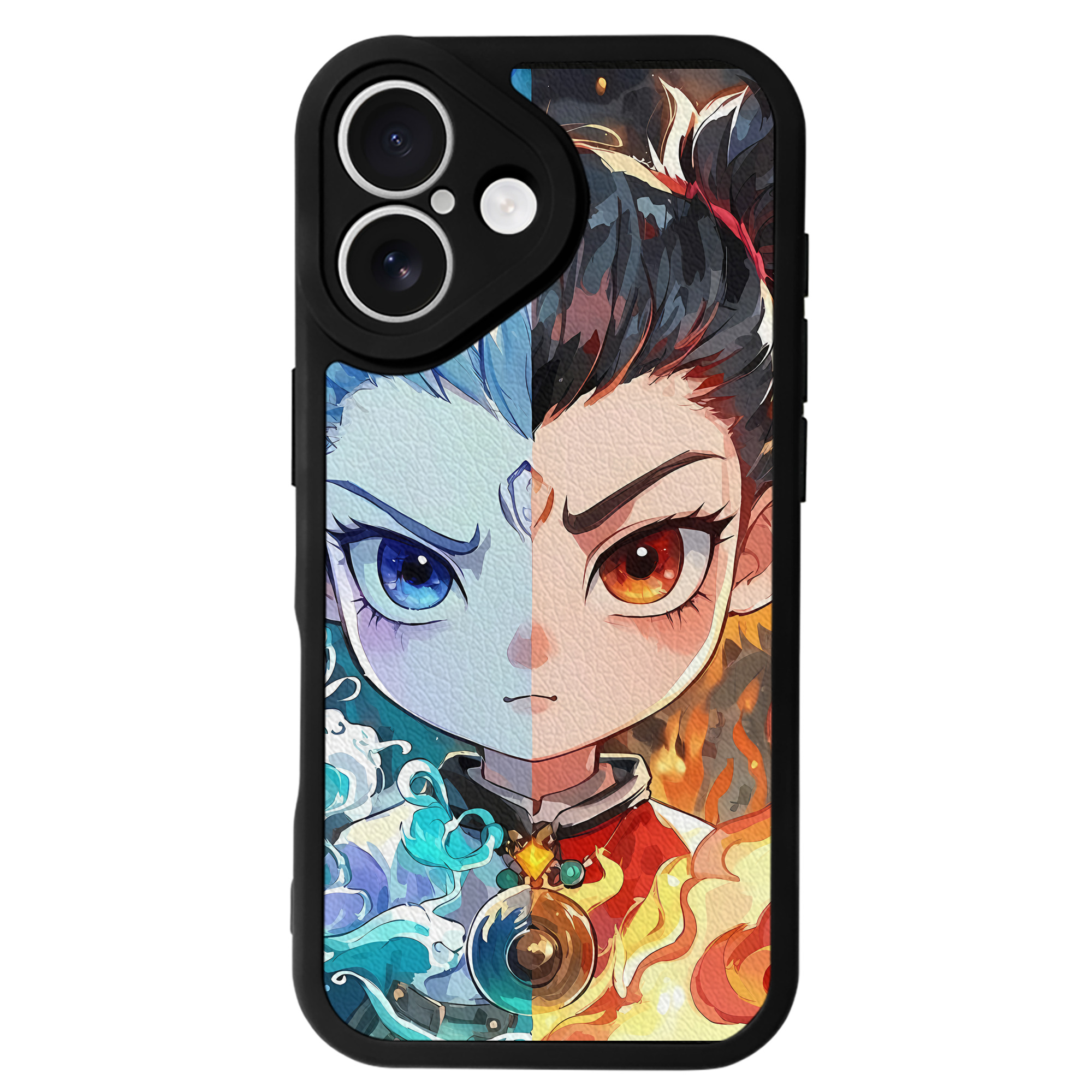 （画像用） Ne Zha 2 ナタ 魔童の大暴れ 【iPhone 16シリーズ対応】シリコンスマホケース（レザー調） 材質：シリコン